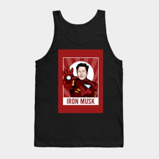 Iron Musk - Elon Musk as IronMan Tank Top